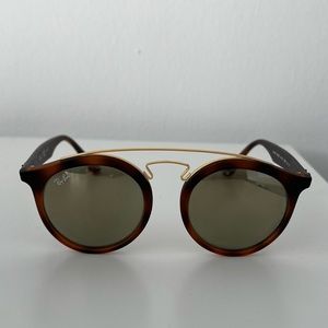 Ray-Ban Gatsby Round Tortoise Shell Sunglasses